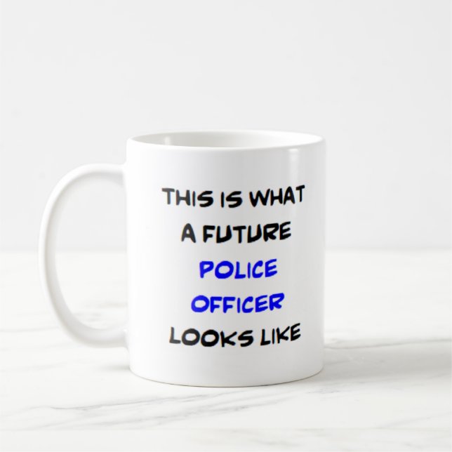 Caneca De Café policial, futuro (Esquerda)