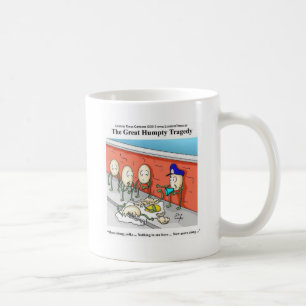 Caneca De Café Policial Humpty Dumpty Investigando Presentes Engr