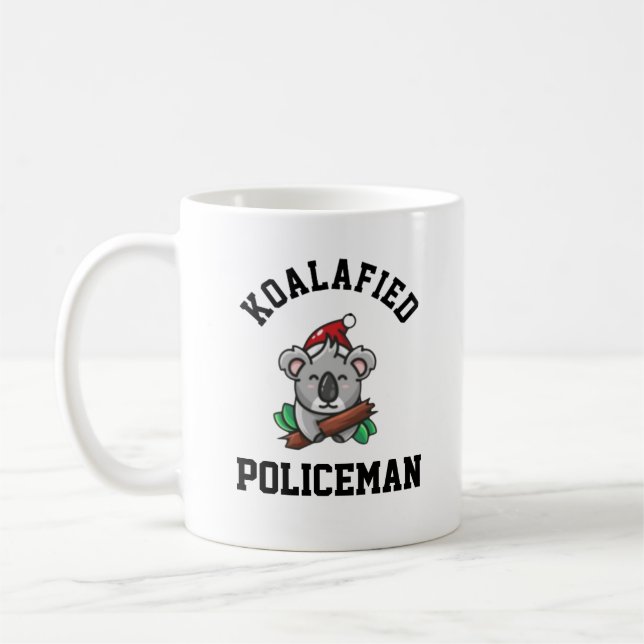 Caneca De Café Policial Koalificado  (Esquerda)