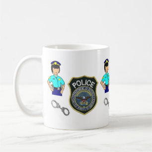 Caneca De Café Policial Mug