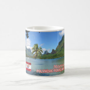 Caneca De Café Polinésia Francesa - Moorea - Baía de Cook -