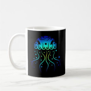 Caneca De Café Polinésia Maori Jellyfish Tatto New Zealan