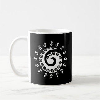 Caneca De Café Polinésia Maori Tatto Koru Paz Primária Sorte Nova