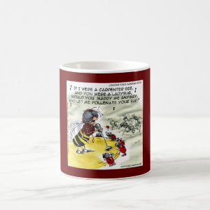 Caneca De Café "Polinizadores" Abelhas Engraçadas & Cantores de J