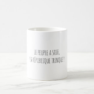 Caneca De Café Politique Peuple Apéro Citation Drôle Français