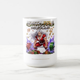 Caneca De Café Pólo Norte Músculo Sra. Claus - Ginásio de Natal F