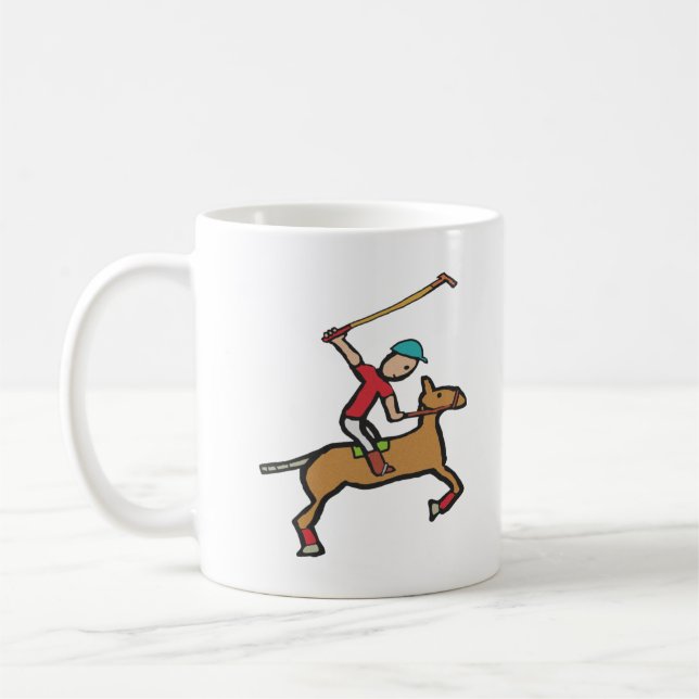 Caneca De Café Polo Playing Horse e Rider (Esquerda)