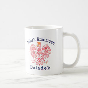 Caneca De Café Polonês Americano Dziadek