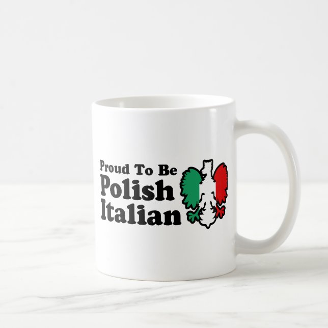 Caneca De Café Polonês italiano (Direita)