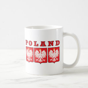 Caneca De Café Polônia Eagle Shields