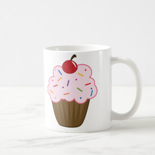 Caneca De Café Polvilhe o cupcake