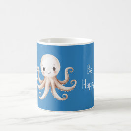 Caneca De Café Polvo Azul Feliz