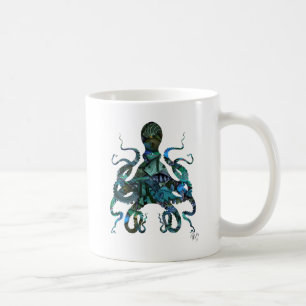 Caneca De Café Polvo Azul Fishy