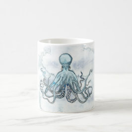 Caneca De Café Polvo azul praia cerâmica do chá do café da caneca