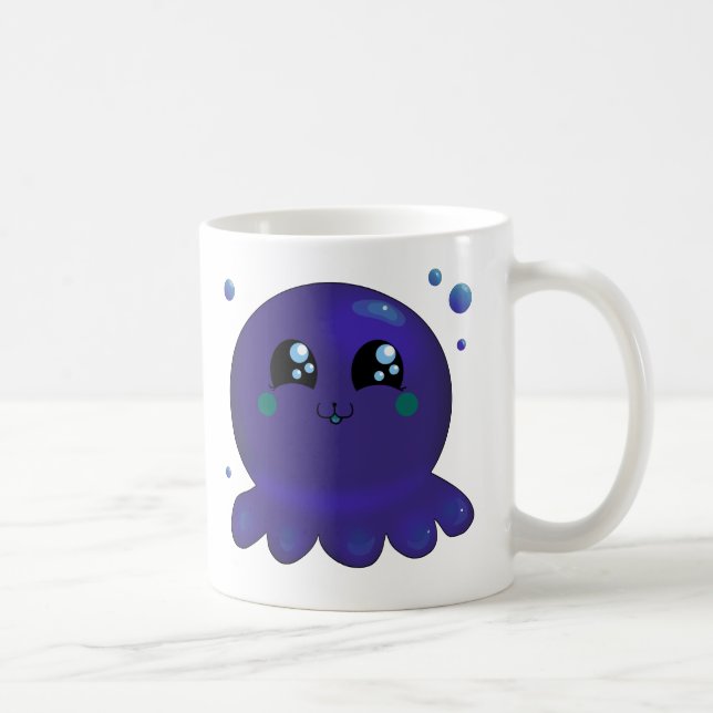 Caneca De Café Polvo de Kawaii (Direita)