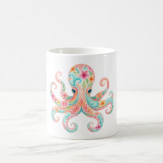 Caneca de Café Polvo Floral Fofo
