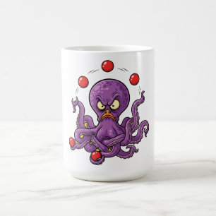 Caneca De Café Polvo Mal-Humorado Faz Malabarismo