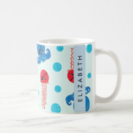 Caneca De Café Polvo Pirata, Água-Viva Pirata, Mar, Seu Nome