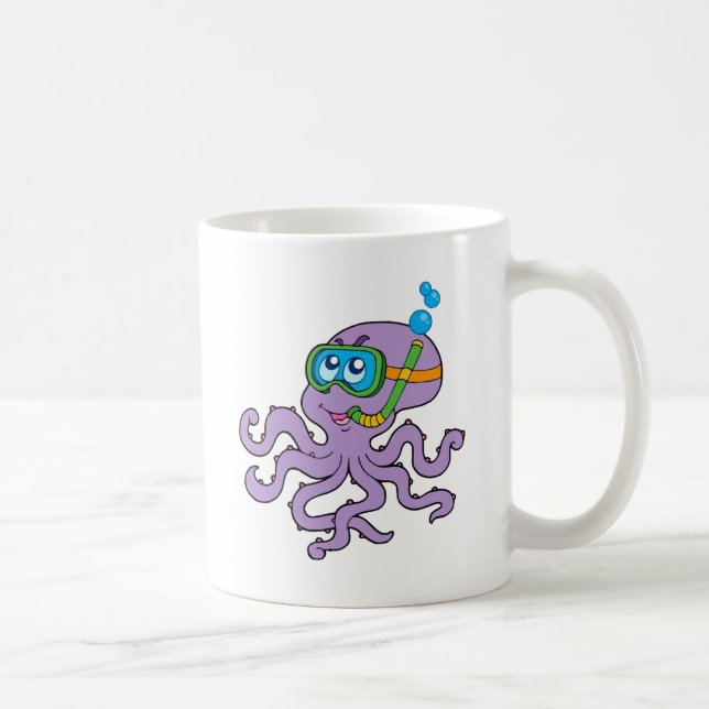 Caneca De Café Polvo Snorkeling (Direita)