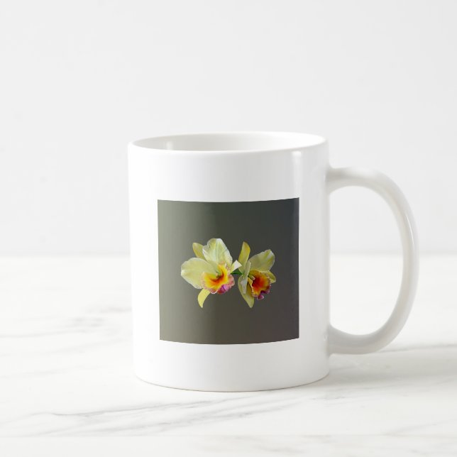 Caneca De Café Pomadas de café amarelas pálidas (Direita)