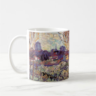 Caneca De Café Pomar em Blossom, Arles por Vincent van Gogh