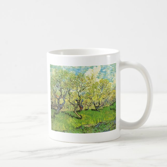 Caneca De Café Pomar em Blossom Vincent van Gogh (Direita)