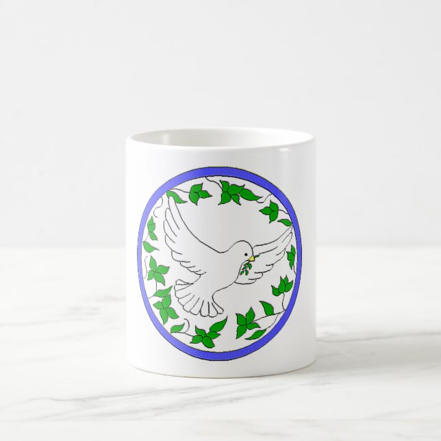 Caneca De Café Pomba da Paz (Centro)