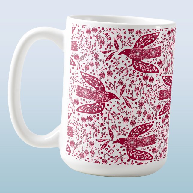 Caneca De Café Pomba da Paz Ave (Criador carregado)