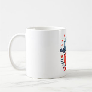 Caneca De Café Pombinhos de Amor
