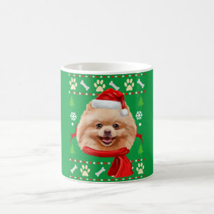 Caneca De Café Pomerânia - Cachorro Feio Natal