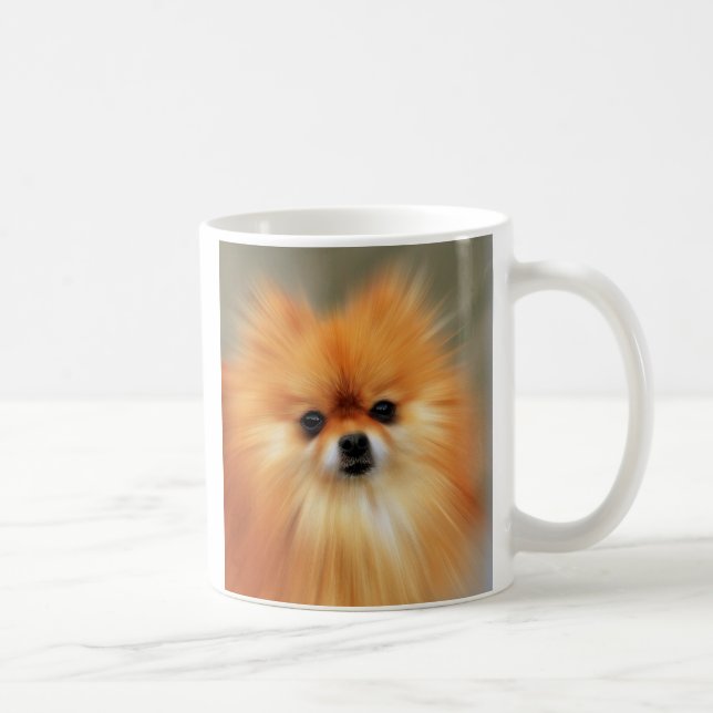 Caneca De Café Pomeranian (Direita)