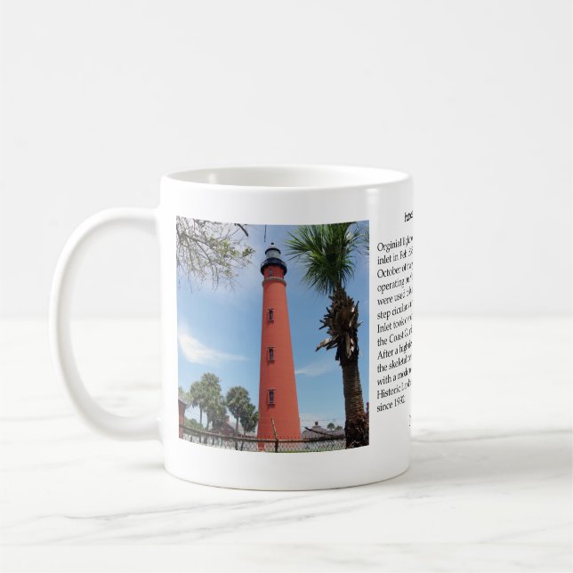 Caneca De Café Ponce De Leon Lighthouse (Esquerda)