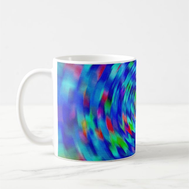 Caneca De Café Pond Ripple Azul (Esquerda)