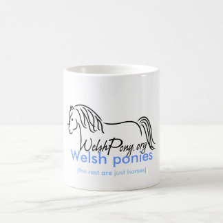 Caneca De Café Pônei de galês & sociedade da espiga de América