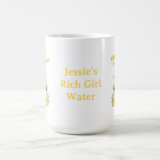 Caneca De Café Pônei de Manifestação de Riqueza com Nome Personal