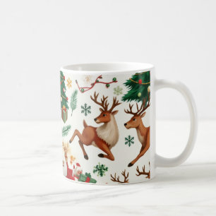 Caneca De Café "Ponha a temporada em estilo com nosso padrão nata