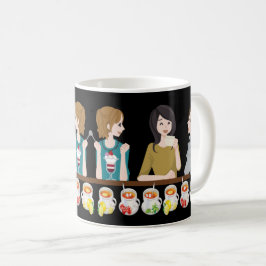 Caneca De Café Ponha seu caminho para o bem-estar com as senhoras