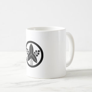 Caneca De Café Ponta de seta em pé no círculo