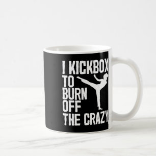 Caneca De Café Pontapé Inicial de Kickboxing Legal Para Homens Mu