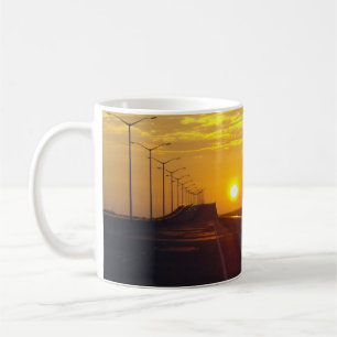 Caneca De Café Ponte Bay no Sunset