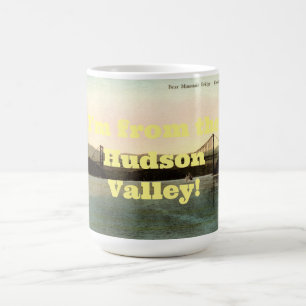 Caneca De Café Ponte Bear Mountain, Rio Hudson NY Vintage 1927