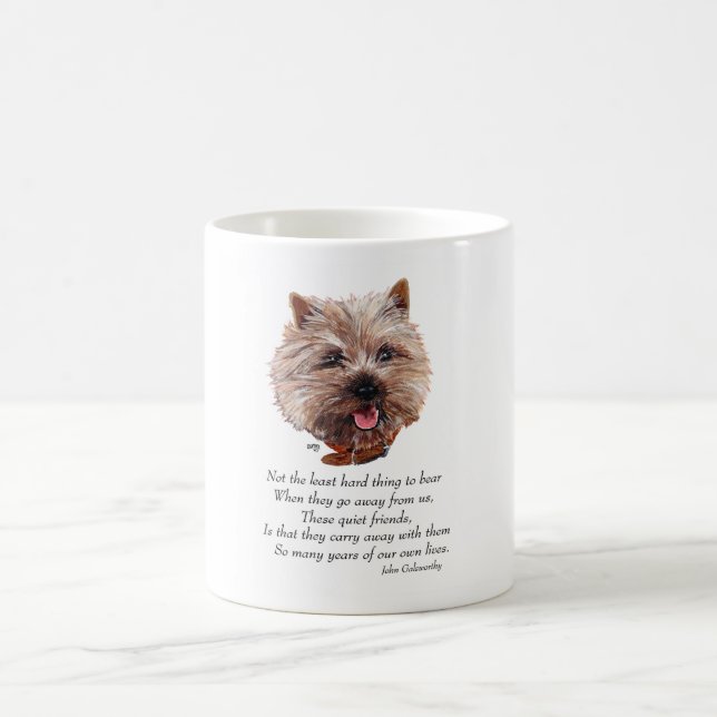 Caneca De Café Ponte Cairn Terrier Rainbow (Centro)