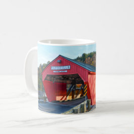 Caneca De Café Ponte coberta por Taftsville, Condado de Windsor,