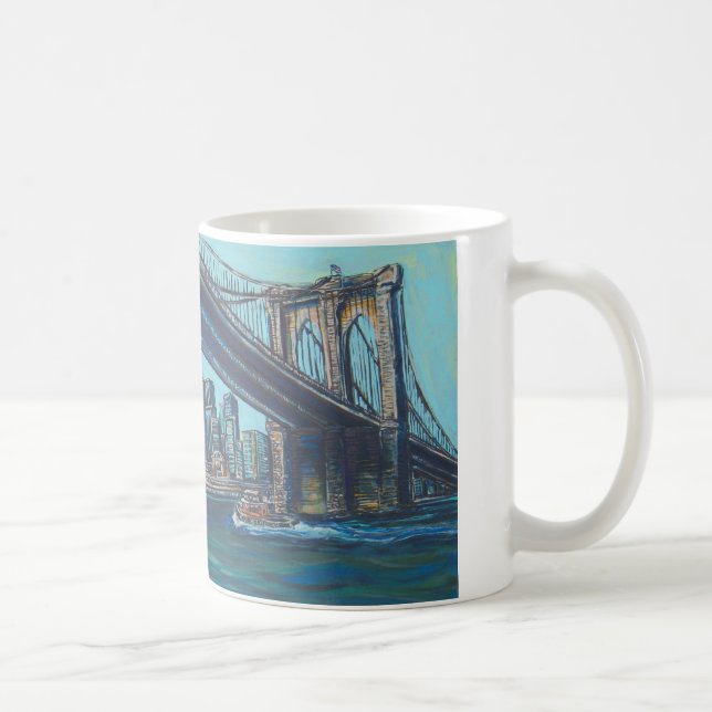 Caneca De Café Ponte de Brooklyn (Direita)