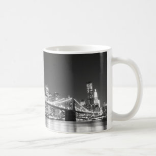 Caneca De Café Ponte de Brooklyn e skyline de Manhattan
