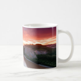 Caneca De Café Ponte de suspensão Bristol Clifton no Sunset Mug