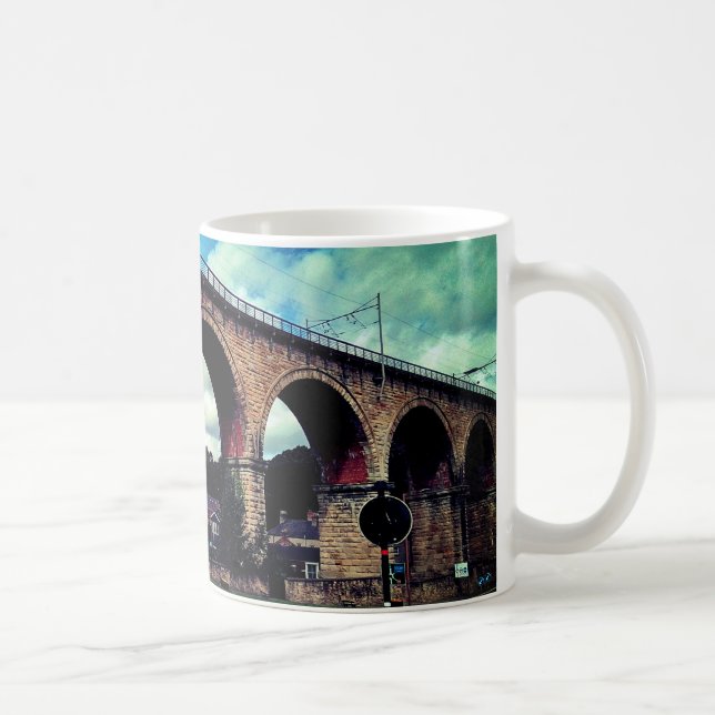Caneca De Café Ponte de trem Durham (Direita)