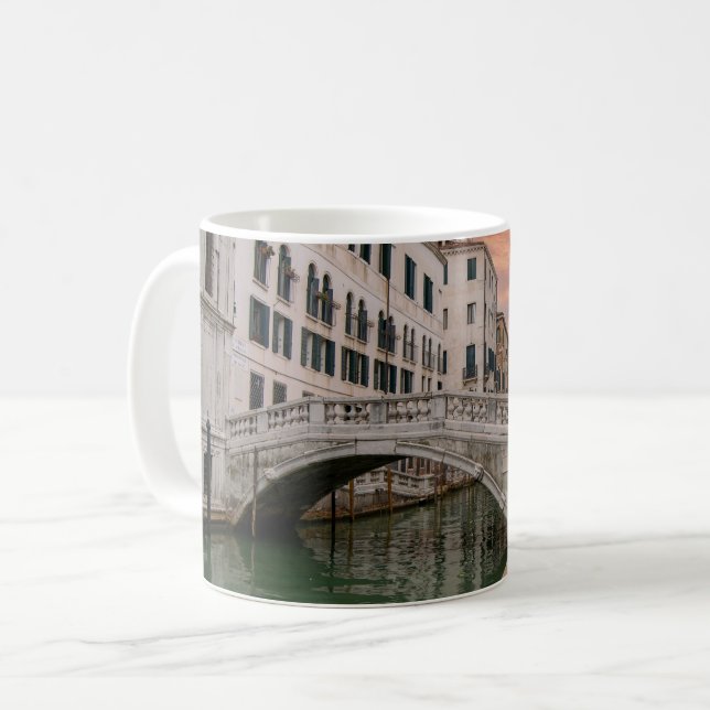 Caneca De Café Ponte di Canonica Veneza Itália (Frente Esquerda)