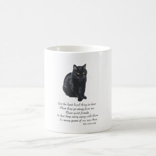 Caneca De Café Ponte do Arco-Íris do Gato Preto