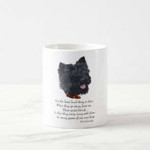 Caneca De Café Ponte do arco-íris Terrier Black Cairn